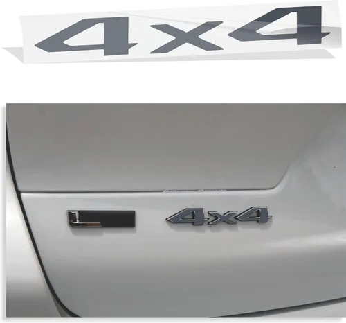 Vista 10 de 2022-2025 Jeep Grand Cherokee, Grand Cherokee L - Adhesivos de calcomanía para emblemas 4x4 - (Color: Rosa Caliente)