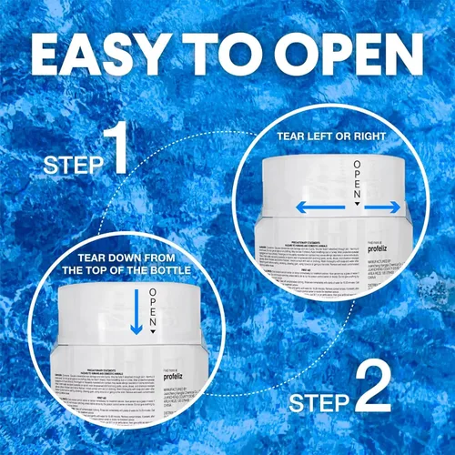 Vista 6 de PROFELIZ Tabletas estabilizadas de cloro de 1 pulgada para piscinas, jacuzzis y spa, mata bacterias y detiene las algas, disolución lenta, perfectas