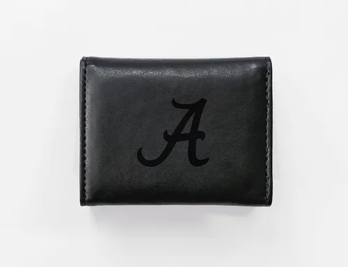 Vista 2 de NCAA Rico Industries - Billetera triple grabada con láser, con grabado láser, accesorio para hombre