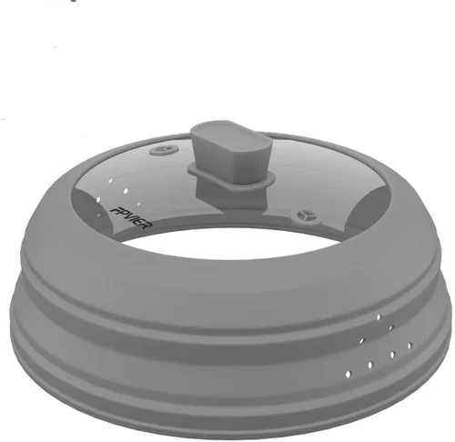 Vista 17 de Cubierta para salpicaduras de microondas, cubierta plegable de silicona para placa de microondas con vidrio para tapa protectora de salpicaduras