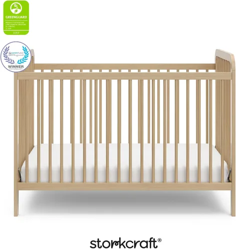 Vista 8 de Storkcraft Pasadena 3-in-1 Convertible Crib, Driftwood
