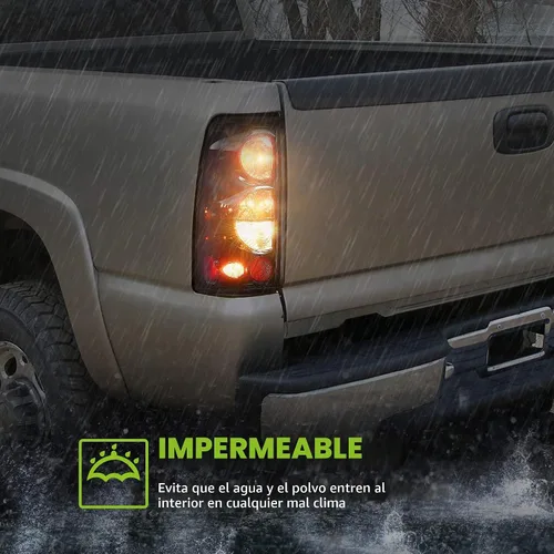 Vista 4 de AUTOSAVER88 Conjunto de luces traseras compatibles con Chevy Silverado 1999-2006 1500 2500 3500/2007 Silverado con estilo de carrocería clásico/GMC