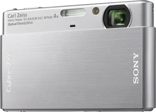 Sony Cybershot DSC-T77 Cámara digital de 10.1MP con zoom óptico 4x con estabilización de imagen de disparo súper constante (plata)
