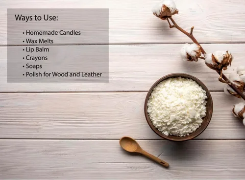 Vista 4 de Cera de soja 5 libras de copos de cera de soja natural 100 mechas de algodón de 6 pulgadas, 3 dispositivos de centrado de metal, 5 libras