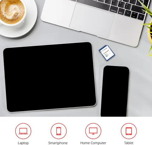 Vista 4 de Verbatim 96171 Tarjeta de Memoria SDHC Premium de 4GB, UHS-I U1 Clase 10, Azul