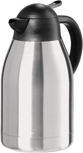 OGGI Catalina - Jarra térmica de acero inoxidable de 68 onzas, contenedor al vacío de doble pared con botón superior, jarra de café aislada, jarra