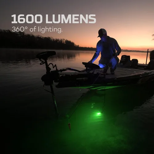 Vista 7 de NEBO Luz de Pesca Submarina LED y Luz de Muelle; IPX8 Impermeable; Luz de Pesca Nocturna para Crappie