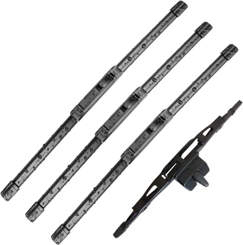 Vista 16 de 3 piezas de limpiaparabrisas para Mercedes-Benz GLA250 GLA45 AMG 2014-2015, BMW X1 2012-2015, limpiaparabrisas de repuesto de equipo original de 24