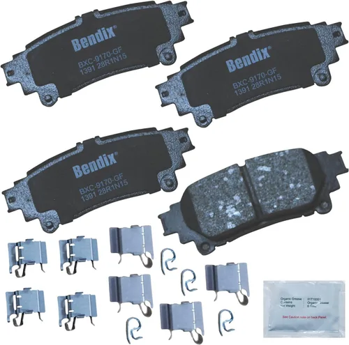Vista 146 de Bendix Priority1 CFC154 - Juego de pastillas de freno de disco para Avanti II, Century, LeSabre, Regal, Riviera, chasis comercial, DeVille