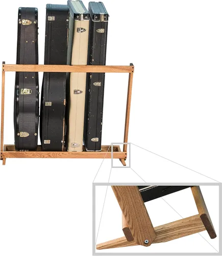 Vista 4 de String Swing CC29 estuche para guitarra plegable de madera dura