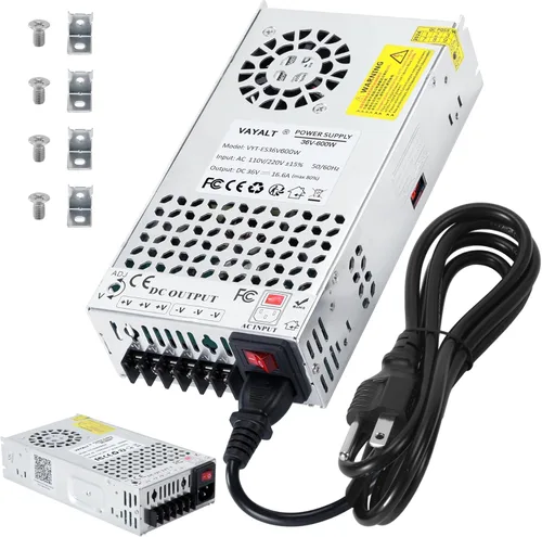 Vista 18 de Vayalt DC 12V 83.3A 1000W Fuente de Alimentación Conmutada, Convertidor 110V/220V CA a CC, Conmutación Regulada Universal, Fuente de Alimentación