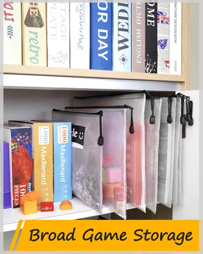 Vista 5 de SUNEE Bolsa de malla de plástico con cremallera de 4.6 x 9.2 pulgadas (negro, 24 paquetes), pequeña bolsa con cremallera resistente al agua