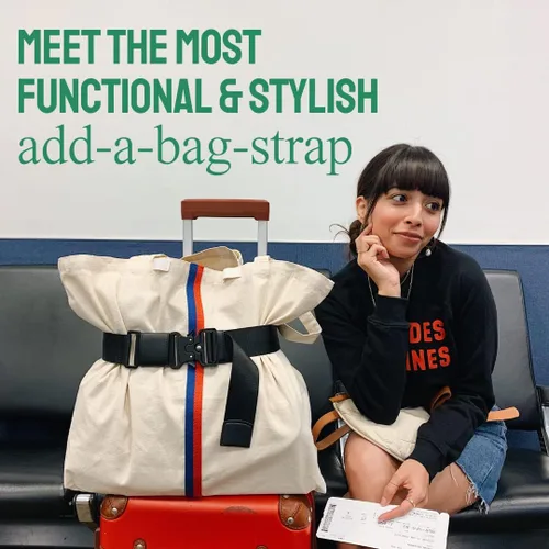 Vista 8 de El cinturón de viaje original Cincha para equipaje - Añade una correa de equipaje para la bolsa de mano - Accesorios de viaje para aeropuerto