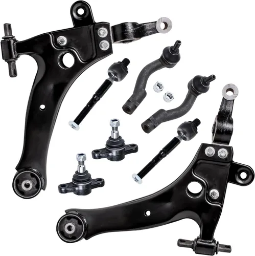 Vista 9 de Detroit Axle - Kit de suspensión frontal de 8 piezas para Chevy GMC Silverado Sierra Suburban 1500 Yukon Avalanche Cadillac Escalade brazos