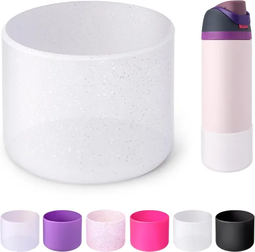 Vista 57 de Silicone Boot for Owala Water Bottle 24oz 32oz 40oz, Anti-Slip Protective Sleeve Bottom Bumper Protector for FreeSip, Twist, and Flip Stainless