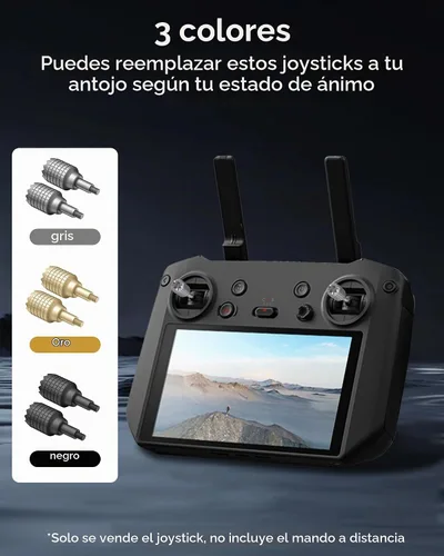 Vista 3 de LKTOP 3 pares de mandos de repuesto de palanca de mando para DJI RC Pro Controller, FPV Remote Controller 2/3, Compatibilidad: DJI Mini 3 Pro, Air