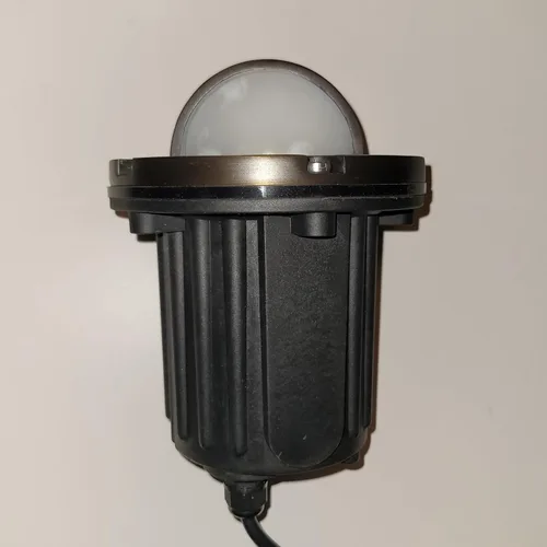 Ironsmith Foundary Series™ Solid Brass Half Moon Cover In-Ground Well Light – Complete 12V Landscape Fixture w/ MR16 LED (3000K 38°), Waterproof