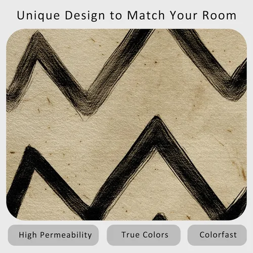 Vista 6 de Minimalist Throw Rugs for Entryway 2x3, Modern Pattern Design Indoor Door Mat, Abstract Bedroom Kitchen Entrance Doormat, Non Slip, Washable (U78)