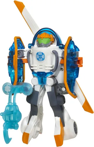 Playskool Heroes Bot de rescate de Transformer, figura de The Copter Bot