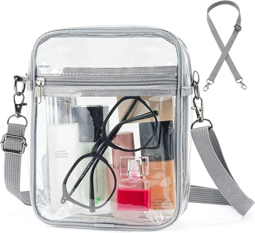 Vista 13 de yuanming Bolsa transparente aprobada para estadios, bolsa cruzada transparente, bolsas transparentes para estadios para mujeres