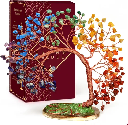 Vista 42 de Conjunto de árbol de cristal de 12 regalos únicos de cumpleaños para mujeres, hermana, mamá, decoración de oficina en el hogar, decoración