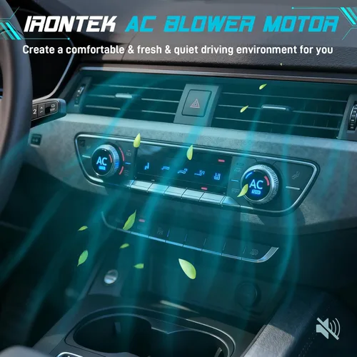 Vista 6 de IRONTEK 89019178 Motor de ventilador HVAC con jaula de ventilador para Chevrolet Colorado 2004-2012, SSR 2003-2006, 2004-2012 para GMC Canyon, 2006