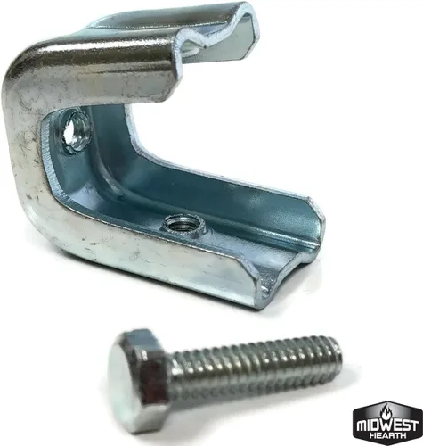 Vista 3 de Midwest Hearth Abrazadera de amortiguador de chimenea Abrazadera de tope de combustión para troncos