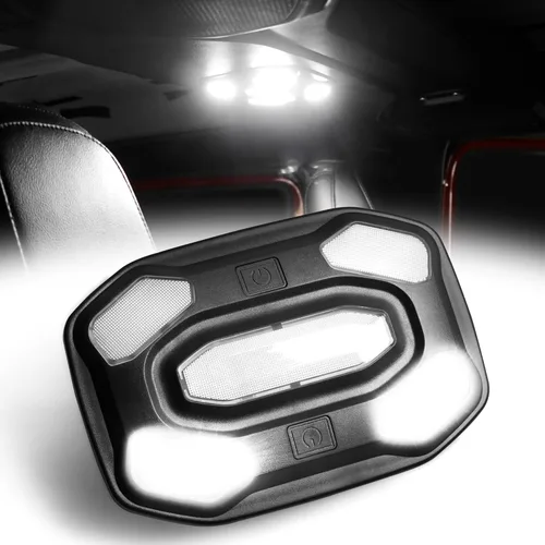Vista 12 de sukemichi Luz Interior de Mapa Compatible con 2012-2018 Jeep Wrangler JK JKU, Luces de Lectura para Accesorios Jeep JK 2 Puertas 4 Puertas