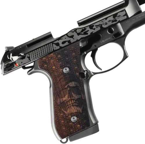 Vista 22 de para Beretta 92 y Serie M9 – Empuñaduras de pistola de madera personalizadas, accesorios compatibles con 92FS, 92F, 92A1, M9A1, 96, Centurion
