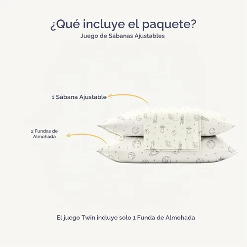 Vista 7 de MakeMake Organics Juego de sábanas bajeras orgánicas tamaño individual de algodón orgánico con certificación GOTS, sábana bajera ajustable con 1