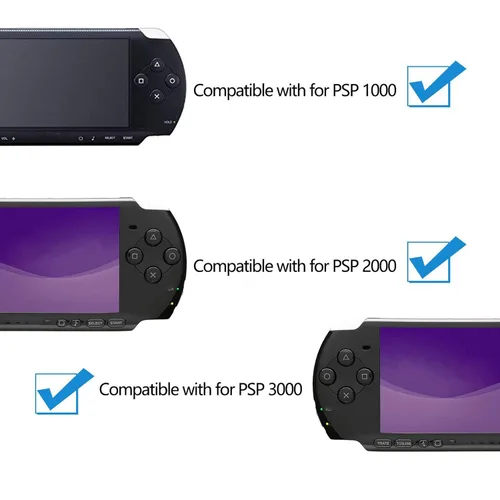 Vista 5 de Cargador PSP de repuesto, cable de alimentación para Sony PSP 1000 2000 3000 Series (PSP-1001, 2001, 3001) y cable de carga USB E-1000