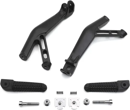 Vista 7 de Soporte de pie delantero negro compatible con YZF R1 R1S R1M 2015-2018 [P/N: MT390-046-BK]