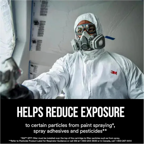 Vista 5 de 3M Filtro de partículas 5P71, P95, 5 pares de filtros