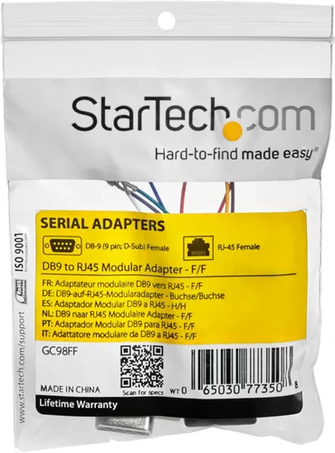 Vista 2 de StarTechDB9FRJ45F adaptador
