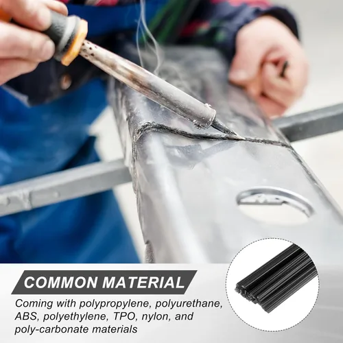 Vista 4 de Varillas de soldadura de plástico, barra de soldador de alta resistencia impermeable para reparar parachoques de plástico kayaks parachoques