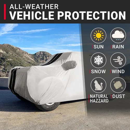 Vista 132 de iCarCover Funda de automóvil personalizada de alta calidad para Mazda 1200 1970, resistente, impermeable, para todo tipo de clima, lluvia, nieve