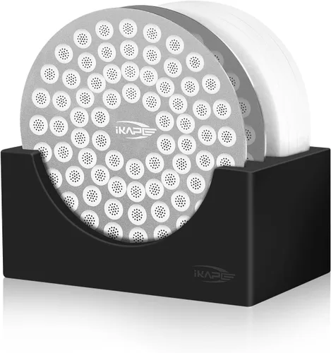 Vista 7 de IKAPE Pantalla de disco de café expreso de 2.008 in, pantalla de disco de café de acero inoxidable 316 de grado alimenticio, ultrafina, ultraligera