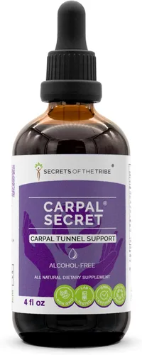 Vista 7 de Secrets of the Tribe - Secreto carpiano, soporte para el túnel carpiano, mezcla de suplementos de hierbas, extracto líquido sin alcohol (2 fl oz)