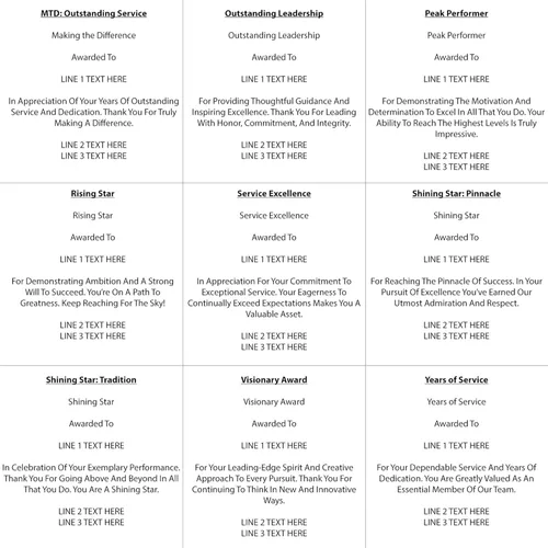 Vista 6 de Baudville Mini placa de cristal personalizada -4x6 - Azul con versículo - Premio para empleados - Grabado personalizado/personalizado