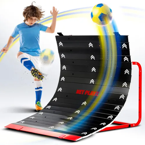 Vista 7 de Soccer Rebounder Rebound Net, Kick-Back Football Training Gifts, Aids & Equipment Heavy-Duty