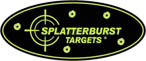 Vista 4 de Splatterburst Targets Paquete de 10 barras y salpicaduras de 2 pulgadas, autoadhesivas, reactivas, rojas, pistola, pistola de aire comprimido