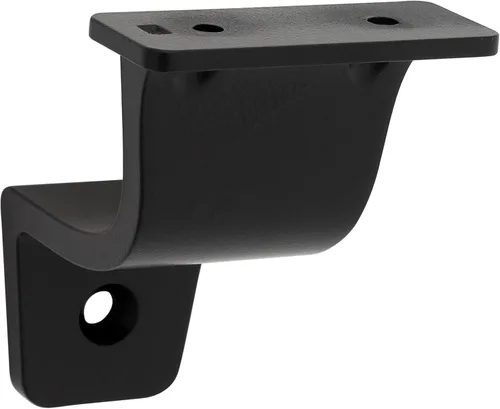 National Hardware N830-519 Cooper - Soporte para pasamanos, 3 pulgadas, negro mate