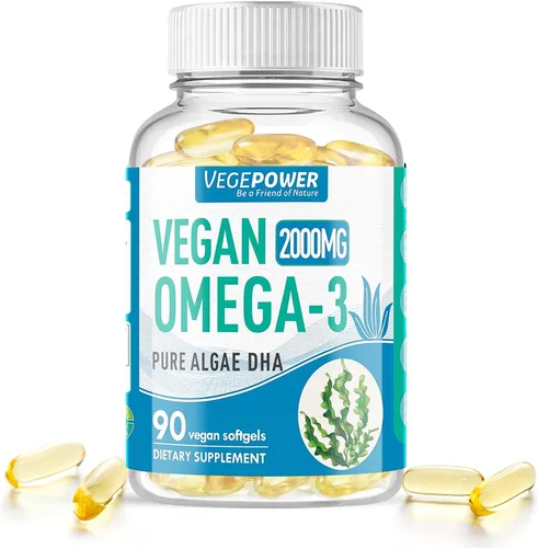 Vista 11 de Suplemento vegano Omega 3 DHA – Aceite de algas, DHA a base de plantas, 800 mg, sin carragenina, reemplazo para aceite de pescado, apoya el corazón