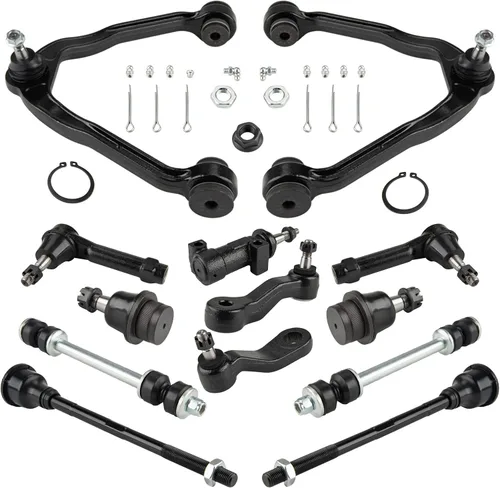 Vista 73 de PHILTOP Kit de suspensión ajustable de elevación de 1-6 pulgadas, 4 piezas de brazos de control superiores e inferiores delanteros compatibles