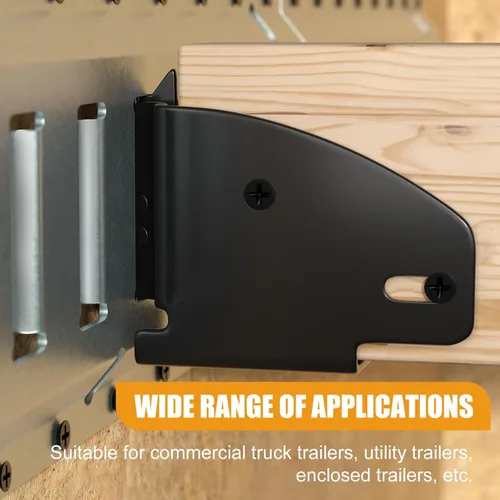 Vista 5 de Eapele 4 accesorios de enchufe de extremo de viga de madera E-Track, acero recubierto de zinc, compatible con 2x4 2x6, añade barras de bloqueo