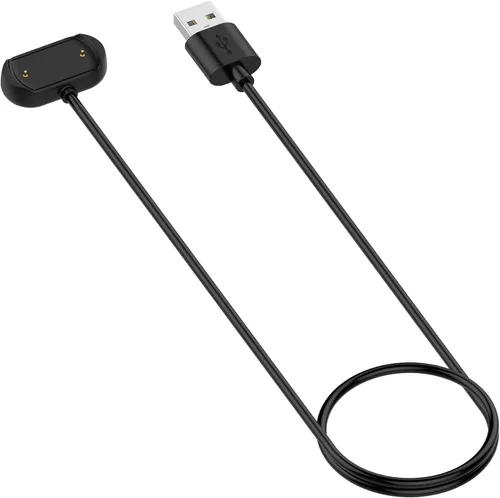 Vista 2 de Cable de carga compatible con Amazfit T-Rex 2/GTR 4/GTS 4/GTS 3/GTR 3/GTR 3 Pro, cable USB de 3.3 pies, cable portátil para reloj inteligente