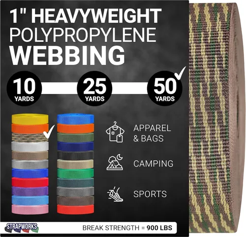 Vista 57 de Strapworks - Correa de polipropileno resistente para el aire libre, reparación DIY