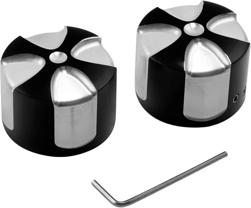 TCT-MOTORPARTS Tapa de eje delantero para Harley Touring Road Glide Street Glide Electra Glide Road King 2007-2023 Sportster XL 2009-2022 Softail