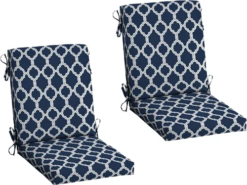 Vista 29 de Arden - Cojín para silla de comedor al aire libre, 20 x 20 pulgadas, resistente a la lluvia y a la decoloración, Salome Tropical