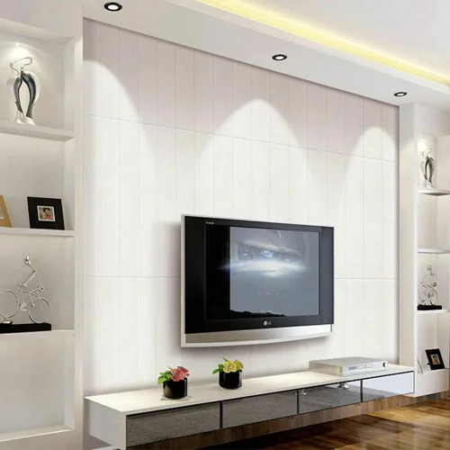 Vista 6 de BookishBunny Papel tapiz de espuma de madera 3D para techo, azulejos autoadhesivos para pared, tamaño grande, 27 x 27 pulgadas, 0.157 in de grosor